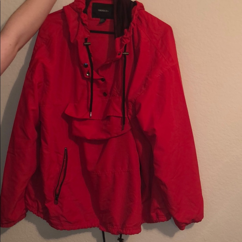 Pull over windbreaker